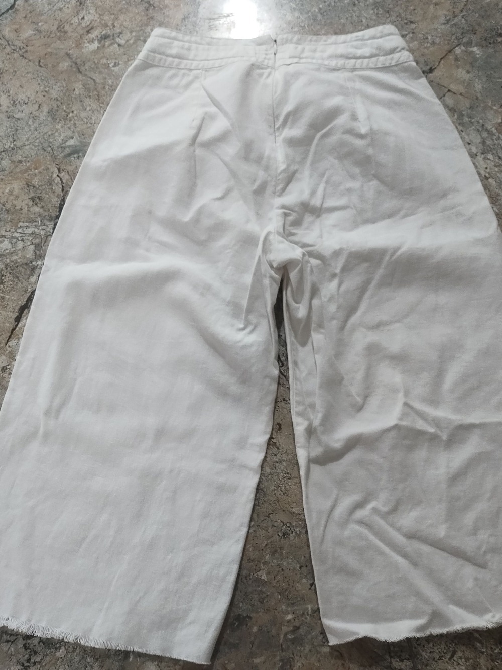 Palonimia White Wide Leg Pants Size 6